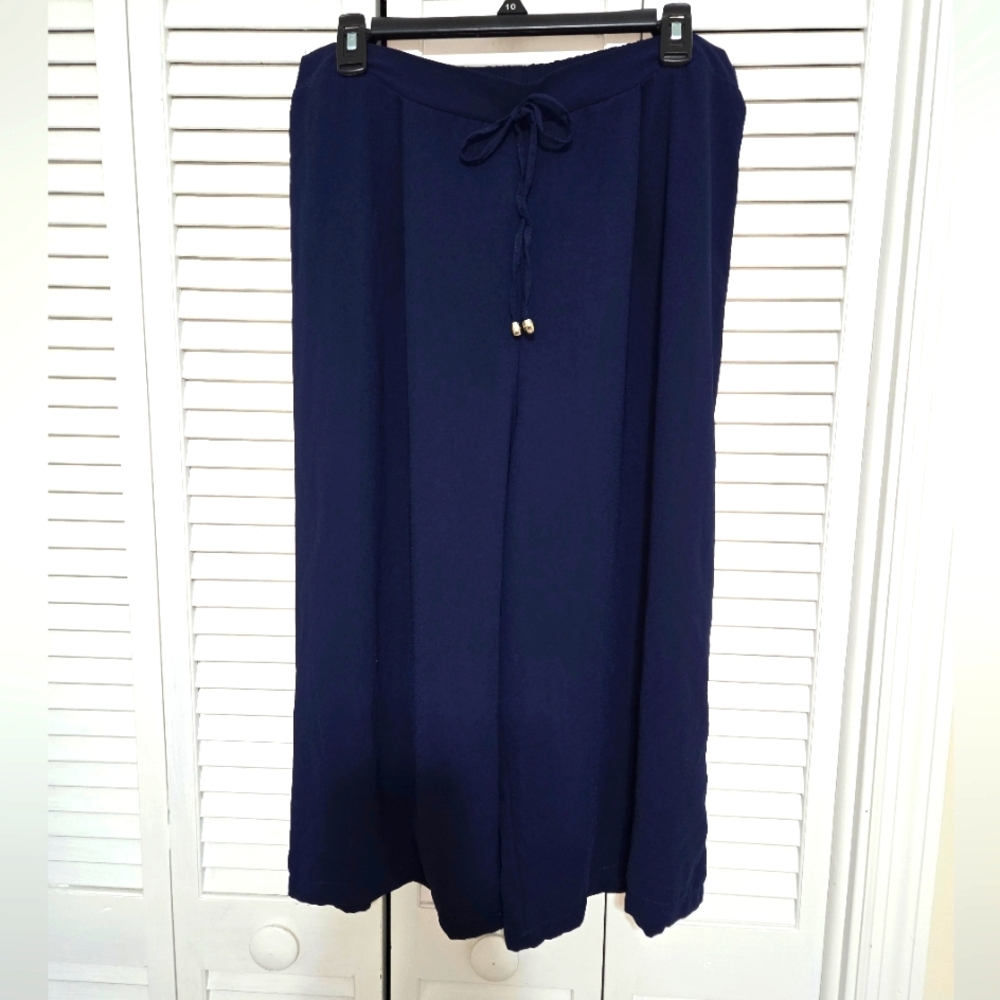 CLEARANCE Jaclyn Smith Collection Women's XL Pull-on Wide Leg Pants